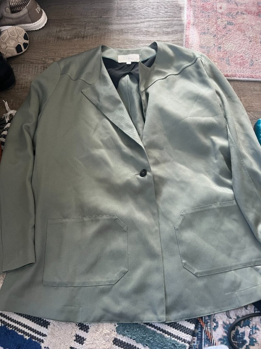 Linder green‎ blazer size 4